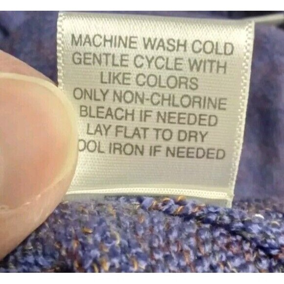 Christopher & Banks Pullover Sweater Purple Size S Collar V Neck Button... - Picture 8 of 8